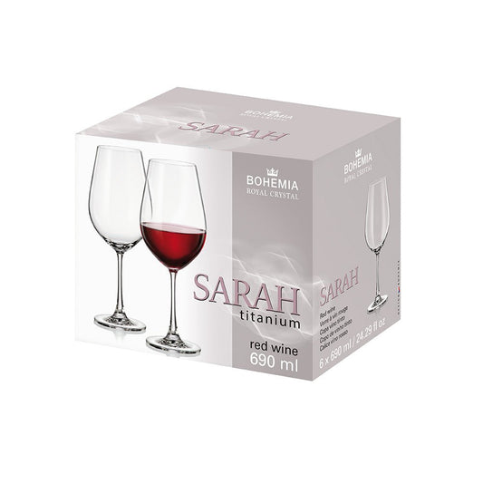 Bohemia Royal Crystal Sarah rödvinsglas 690 ml – 6 - pack - Björk & Bitter