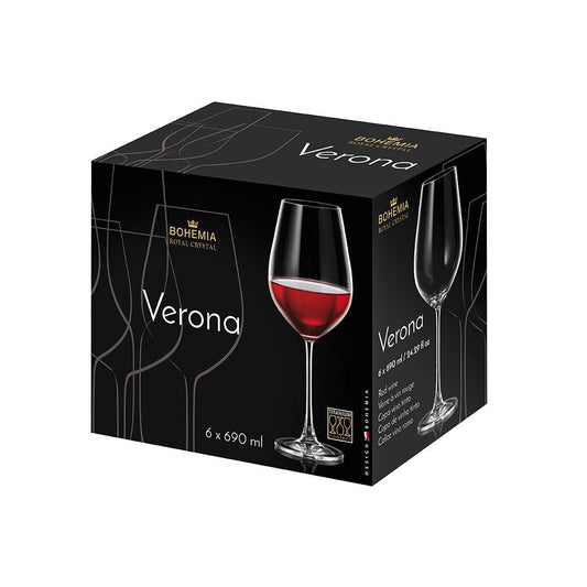 Bohemia Royal Crystal Verona rödvinsglas 690 ml – 6 - pack - Björk & Bitter