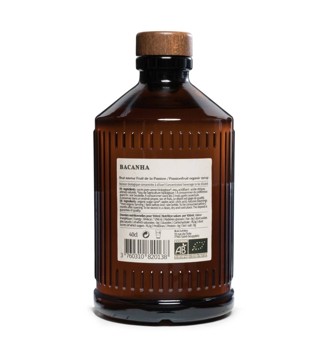 Ekologisk Passionsfruktssirap - 400 ml - Björk & Bitter