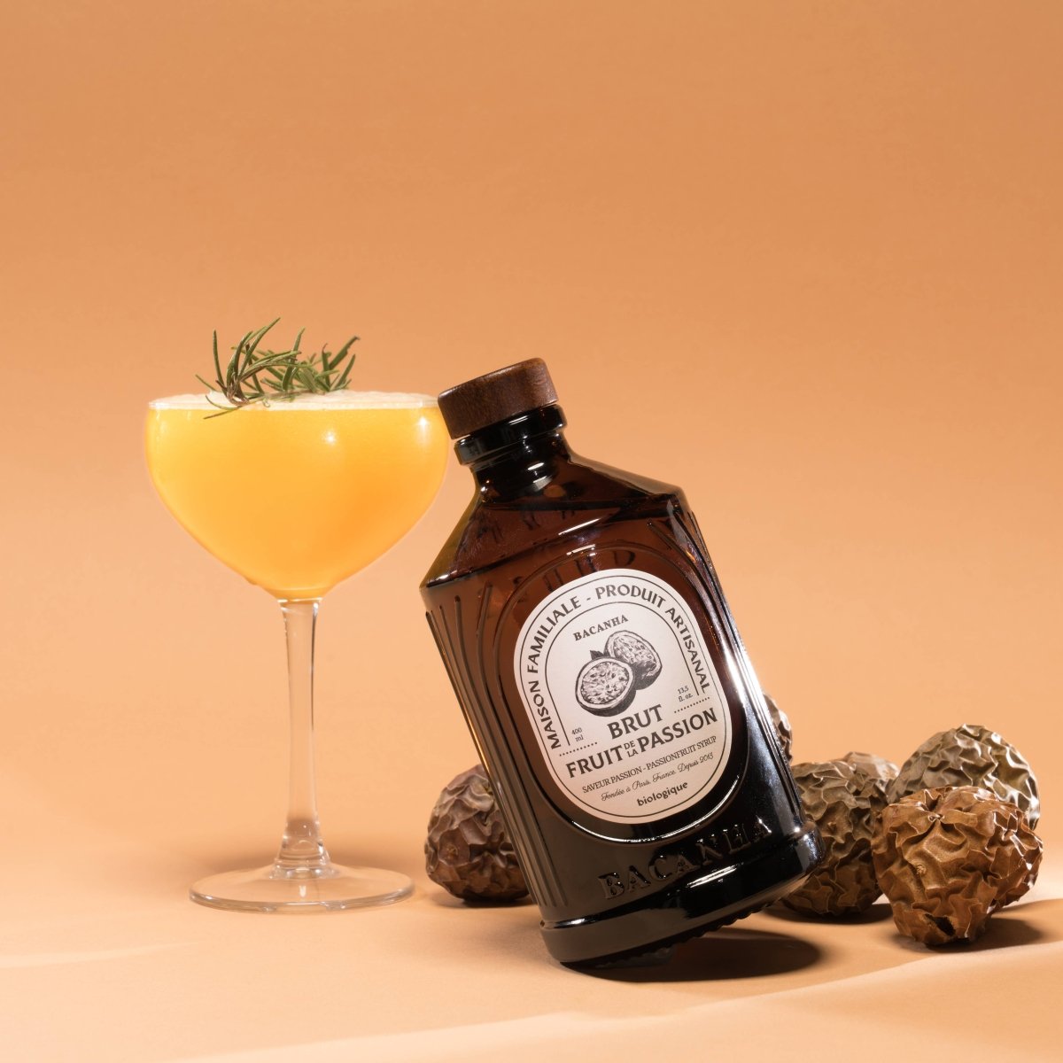Ekologisk Passionsfruktssirap - 400 ml - Björk & Bitter