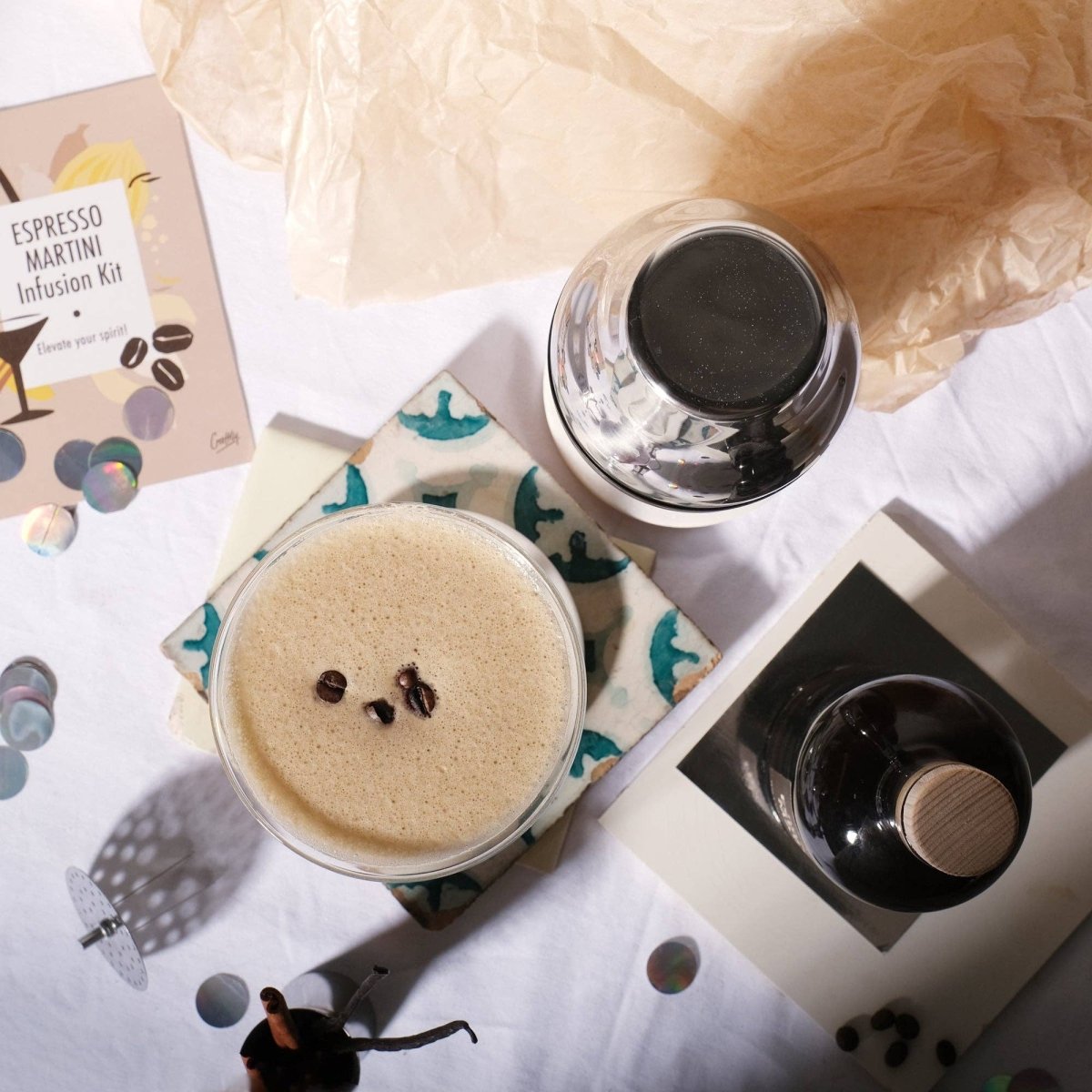 Gör din egen espresso martini - DIY cocktailsats - Björk & Bitter