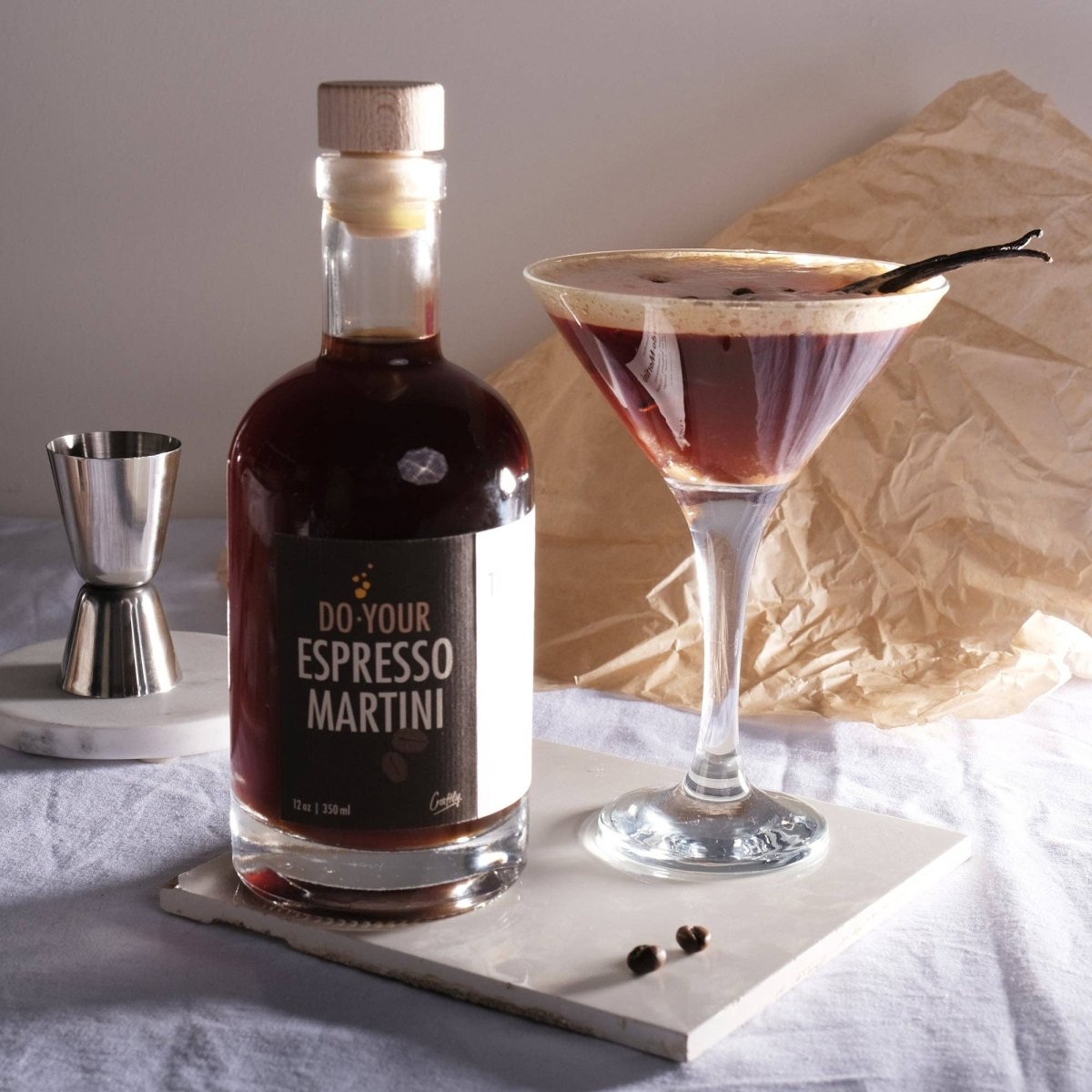 Gör din egen espresso martini - DIY cocktailsats - Björk & Bitter