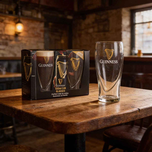 Guinness Officiella ölglas präglade 500 ml - 2 pack