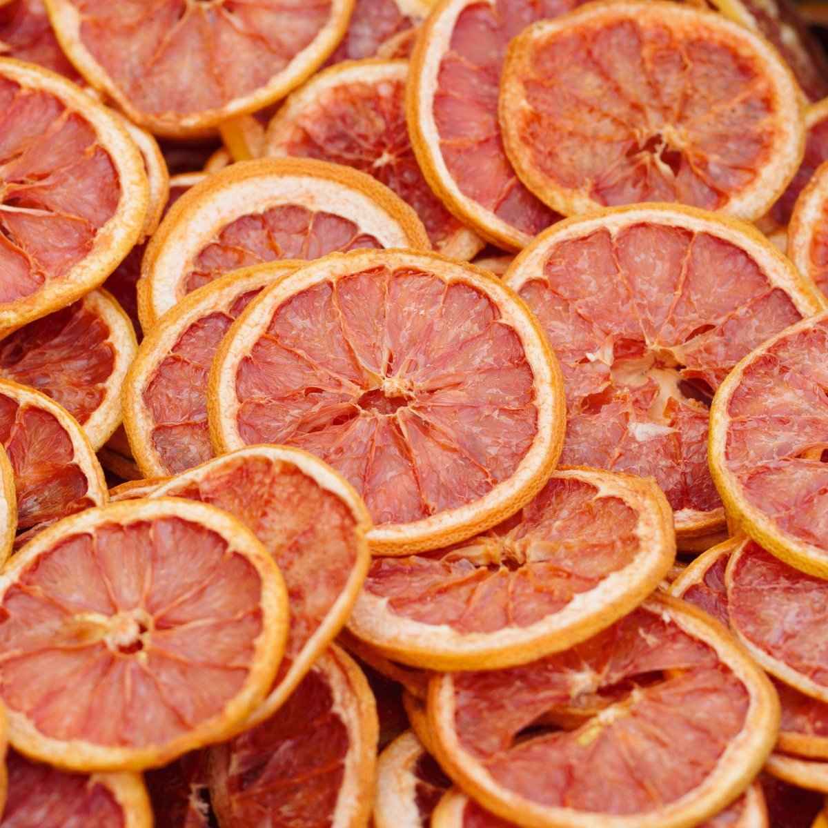 Torkade Grapefruktskivor