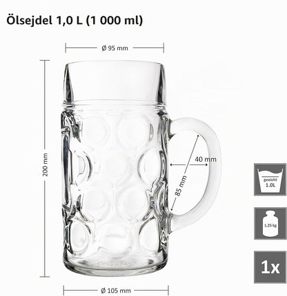Tysk Ölsejdel 1 liter - 2 Pack