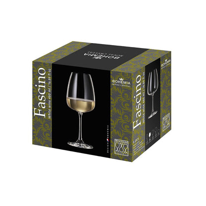 Bohemia Fascino vitvinsglas 480 ml – 6 - pack - Björk & Bitter