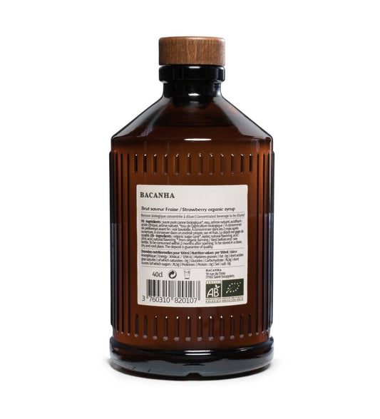 Ekologisk Jordgubbssirap - 400 ml - Björk & Bitter