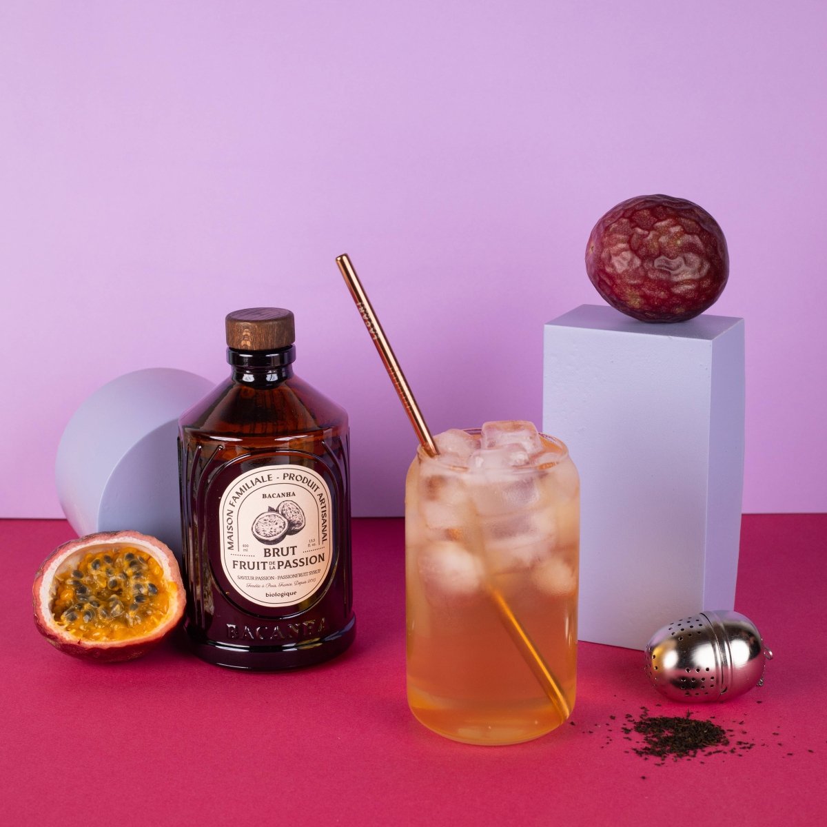 Ekologisk Passionsfruktssirap - 400 ml - Björk & Bitter