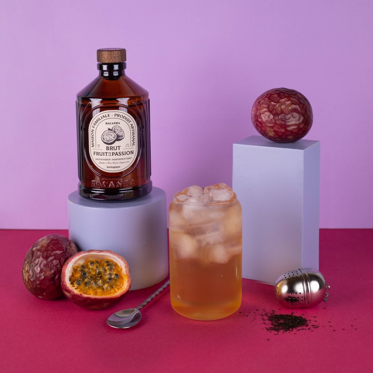 Ekologisk Passionsfruktssirap - 400 ml - Björk & Bitter
