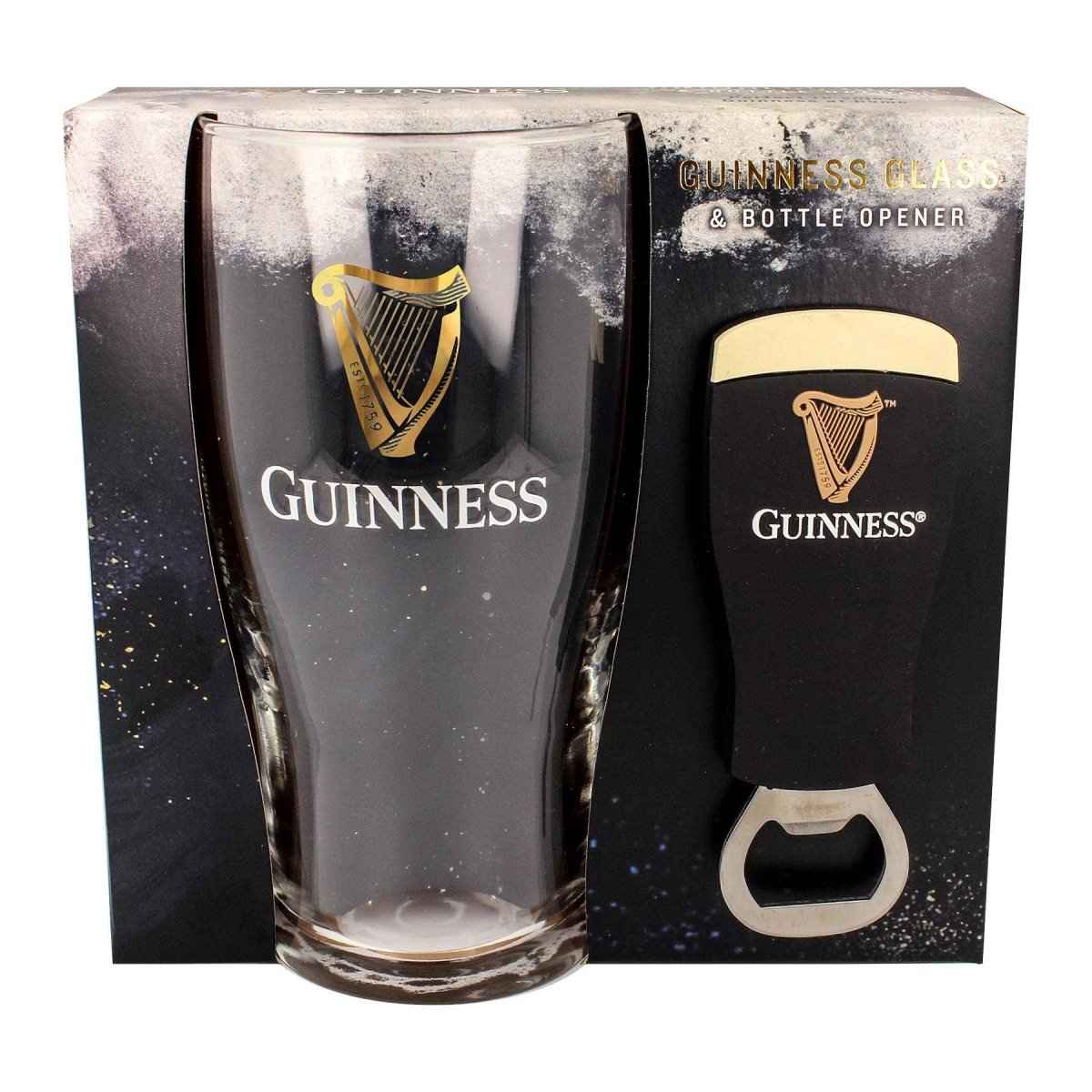 Guinness Officiella Ölgas + flasköppnare – presentset (2 delar)