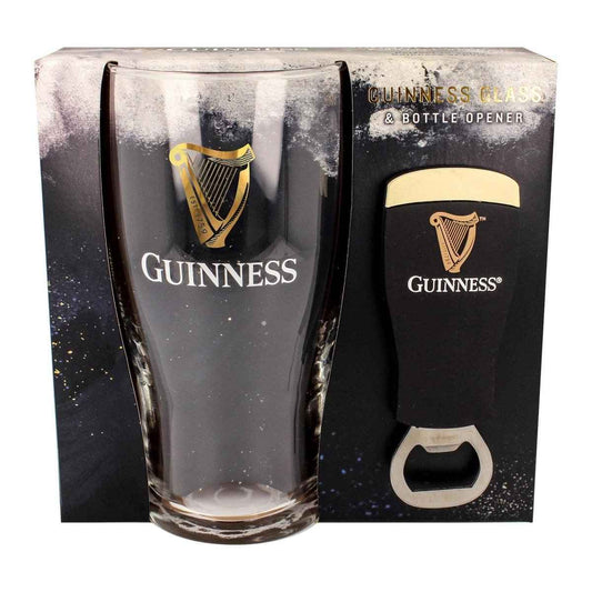 Guinness Officiella Ölgas + flasköppnare – presentset (2 delar)