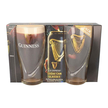 Guinness Officiella ölglas präglade 500 ml - 2 pack