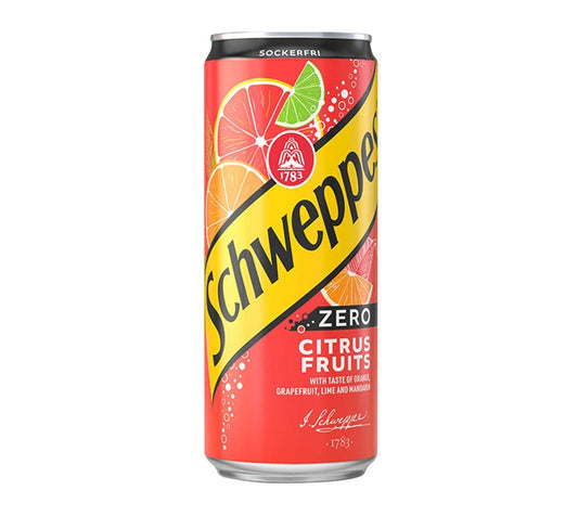 Schweppes Citrus Fruits Zero 33 cl - Björk & Bitter