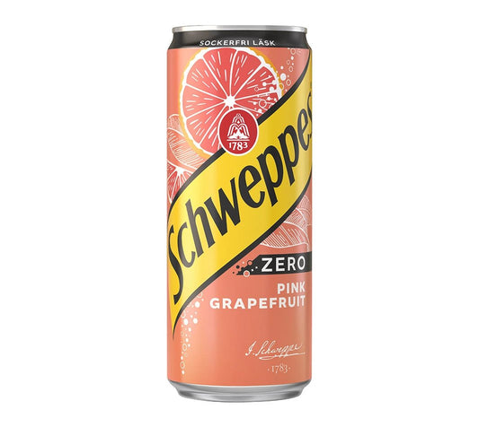 Schweppes Pink Grapefruit Zero 33 cl - Björk & Bitter