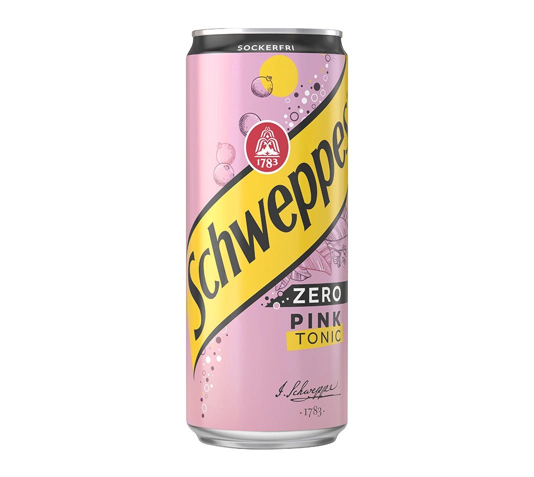 Schweppes Pink Tonic Zero 33 cl - Björk & Bitter