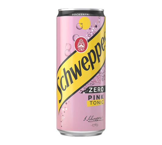 Schweppes Pink Tonic Zero 33 cl - Björk & Bitter