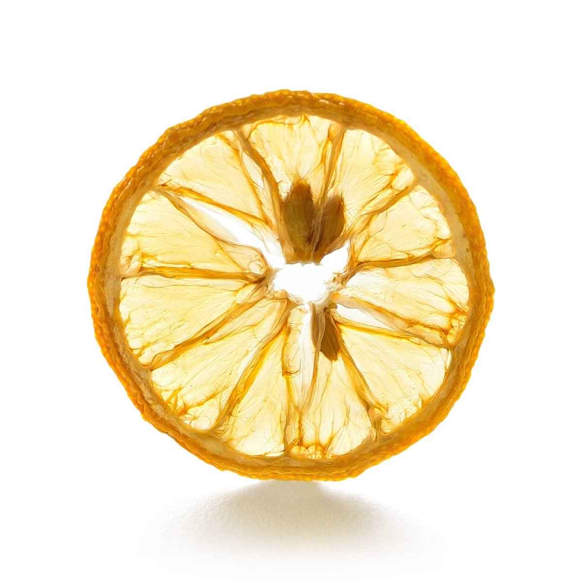 Torkade citronskivor