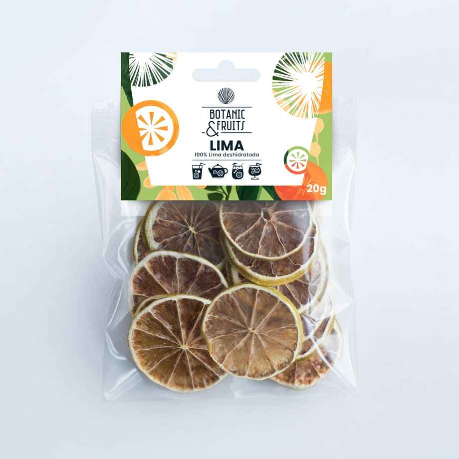 Torkade Limeskivor - 20g - Björk & Bitter