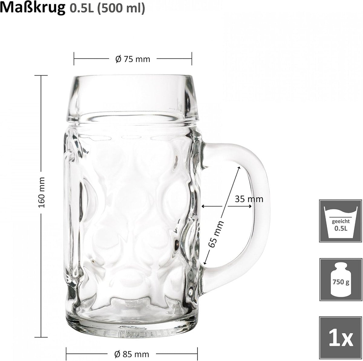 Tysk Ölsejdel 0,5 L - 2 Pack - Björk & Bitter